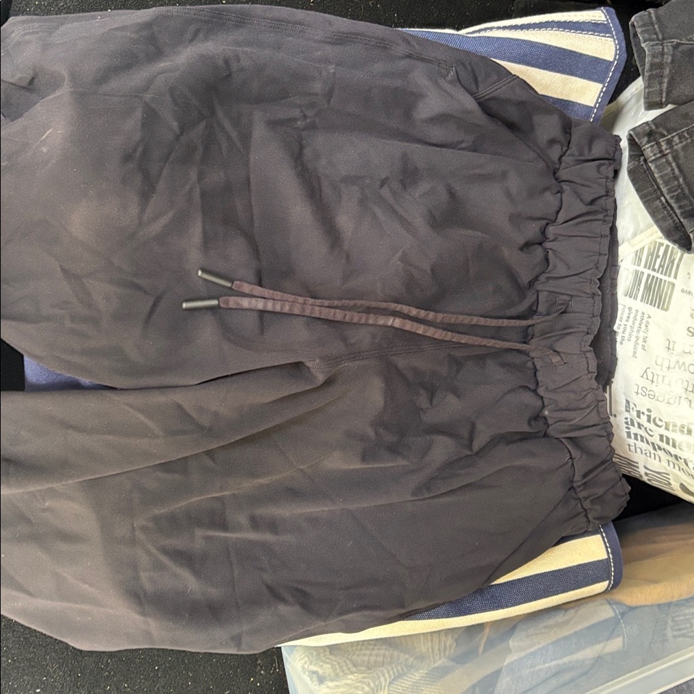 Lululemon Black Drawstring Joggers